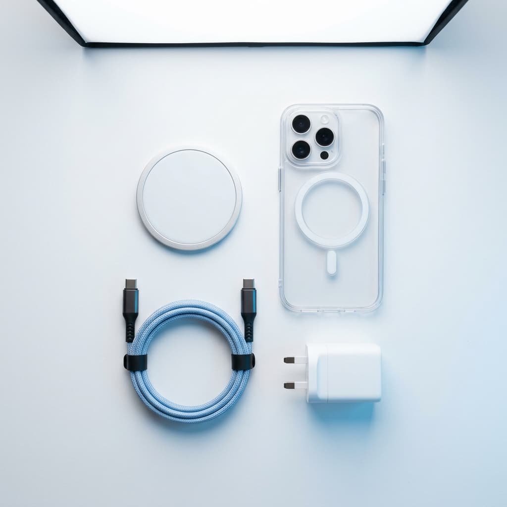 Premium Smartphone Zubehör — MagSafe, Hüllen, Kabel