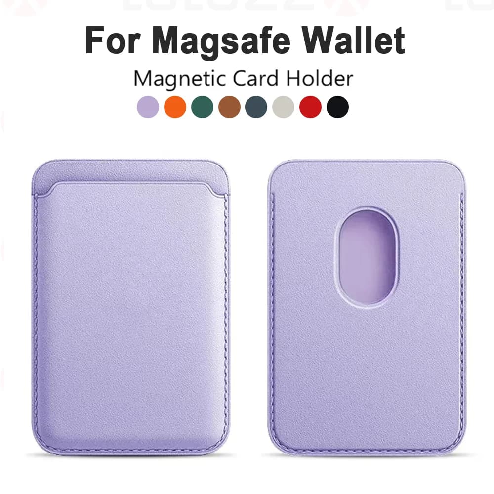 Leder Für Magsafe Brieftasche Magnetische Fall Für iPhone 16 15 12 13 14 Pro Max Samsung S24 Ultra Magnet Karte halter Telefon Tasche Abdeckung