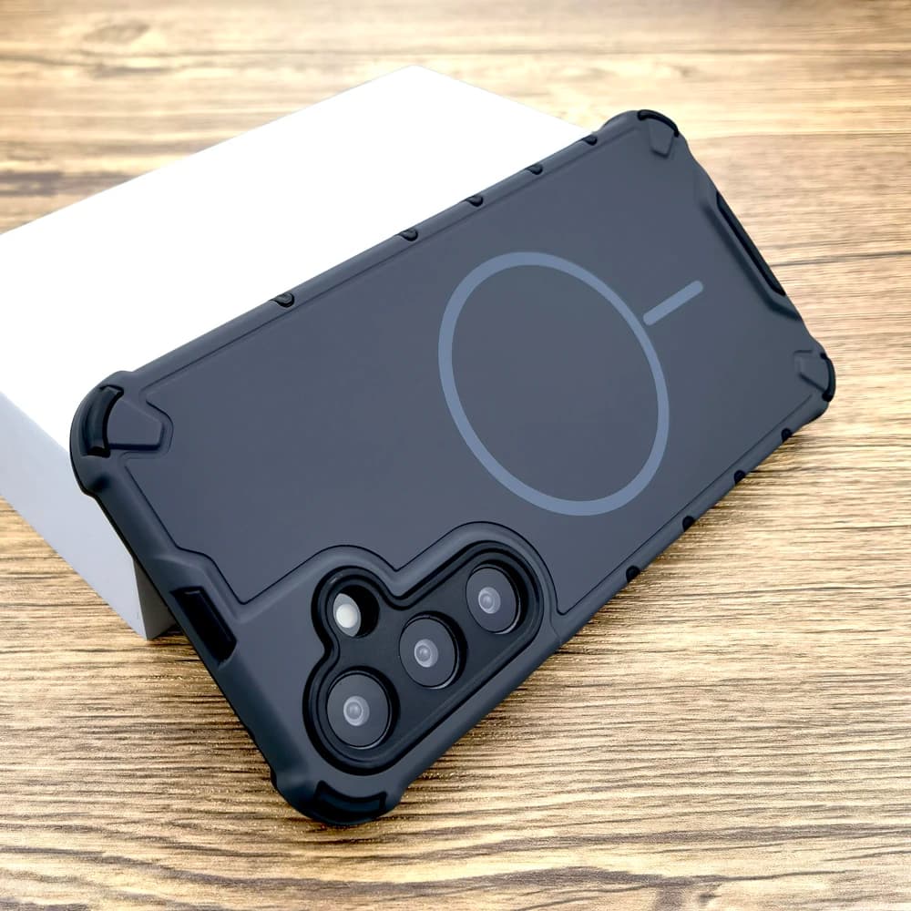 Stoßfeste Armor Matte Hülle für Samsung Galaxy A56 A36 A55 A54 A35 A15 5G S26 S25 S24 S23 Ultra Plus für Magsafe Ladehülle