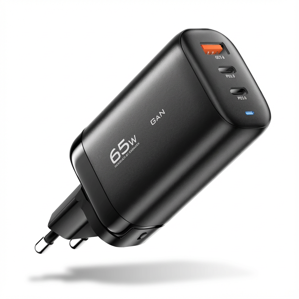 Auto-Ladegerät 65 W mit USB-C PD – kompakter Schnellladeadapter für Smartphone, Tablet und Zubehör